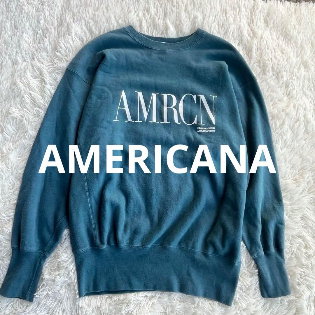 AMERICANA AMRCN ロゴスウェット　アパルトモン　フリー