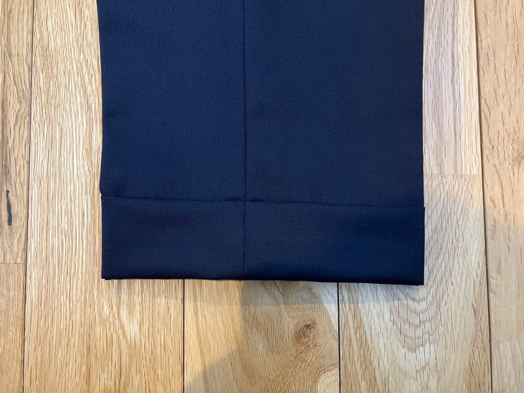 超美品！EDIFICE ダークネイビー2Bスリムスーツ 46