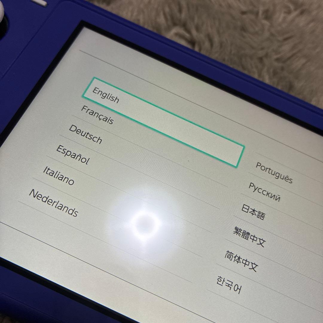 SwitchLiteブルー※難あり
