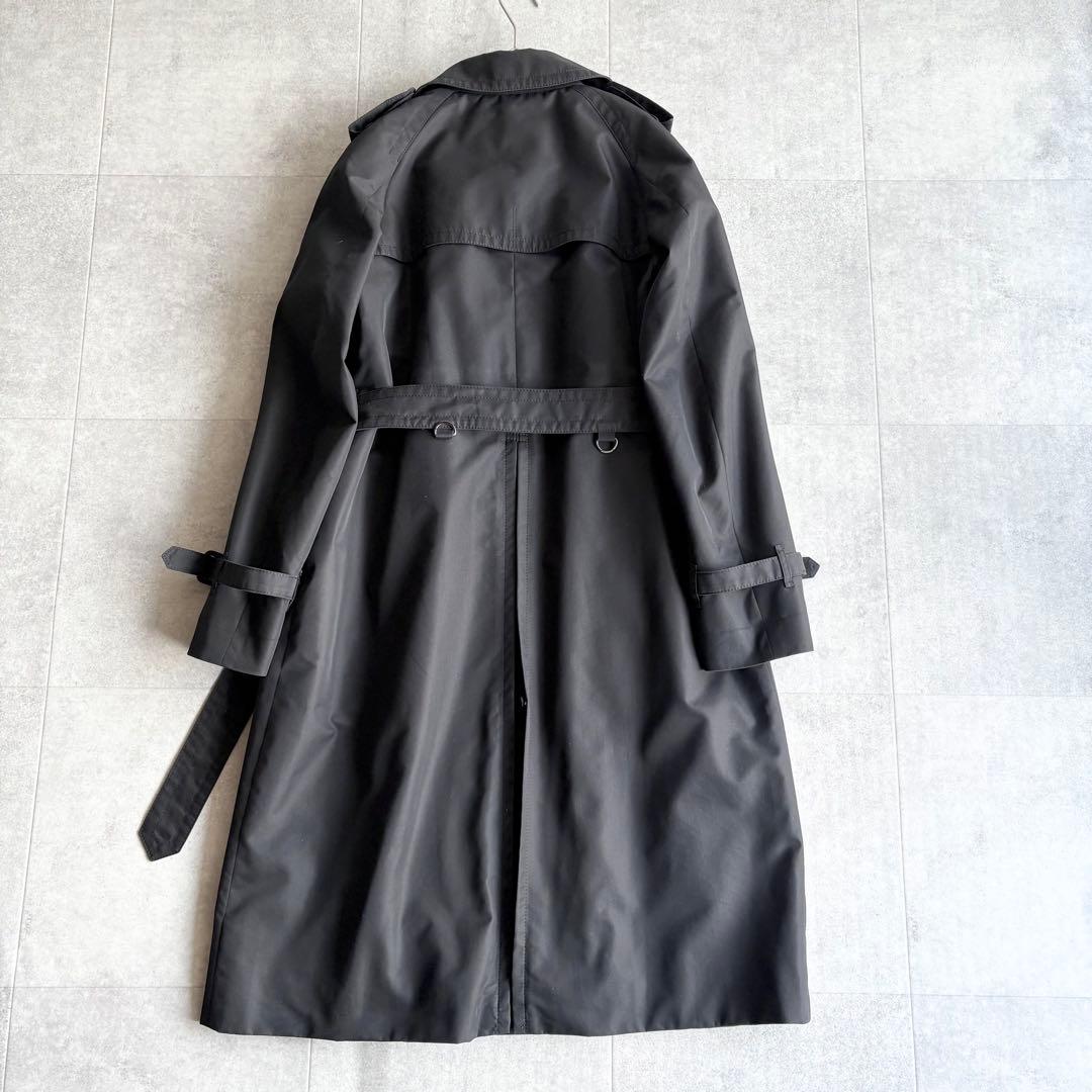 アクアスキュータム ウールライナー付き 2way トレンチコート ブラック 10