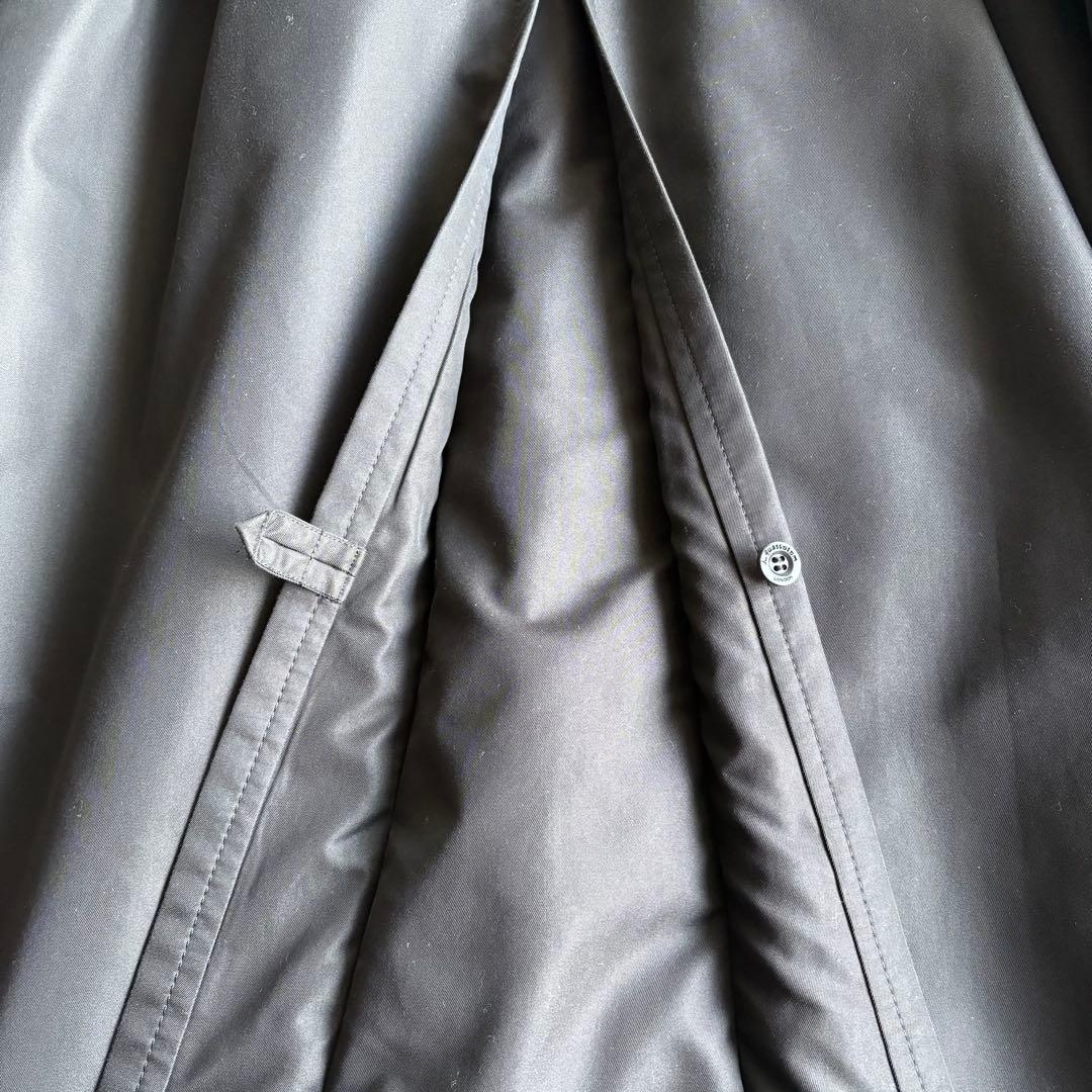 アクアスキュータム ウールライナー付き 2way トレンチコート ブラック 10