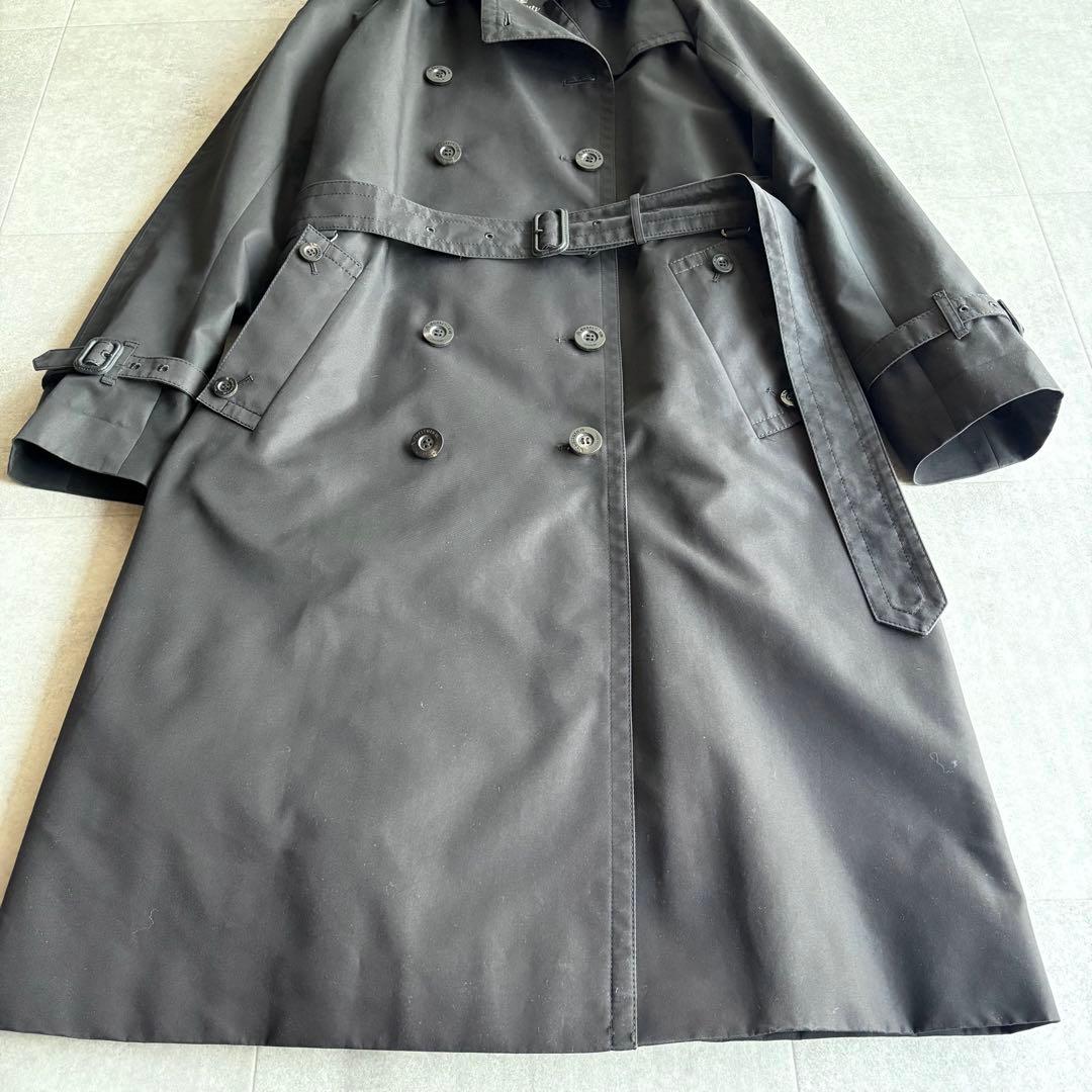 アクアスキュータム ウールライナー付き 2way トレンチコート ブラック 10