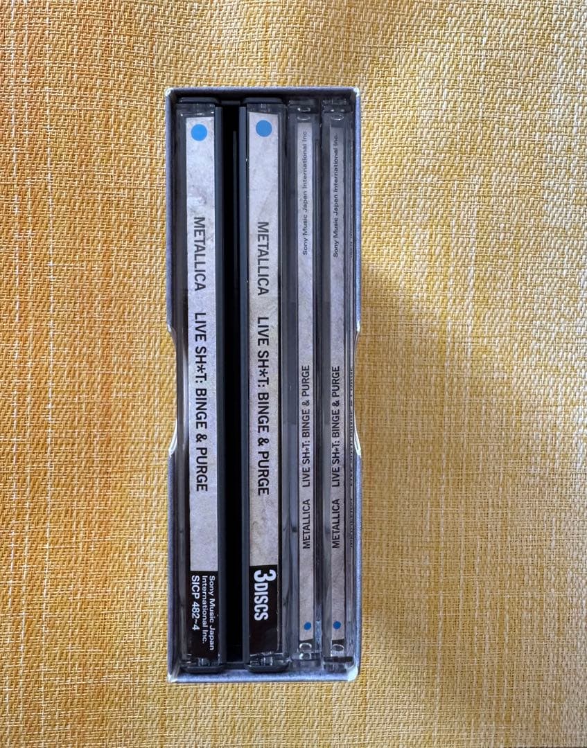 完全生産限定盤★極美品　メタリカ／ライブ・シット　CD3枚＋DVD2枚