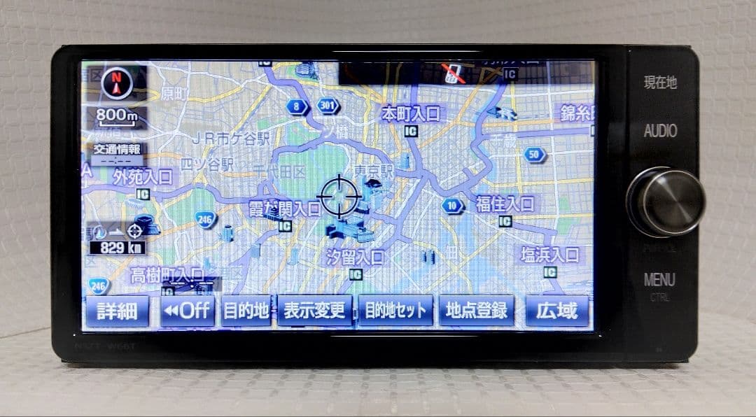 トヨタ純正　SDナビ　NSZT-W66T　高精細液晶　新品フィルムアンテナ