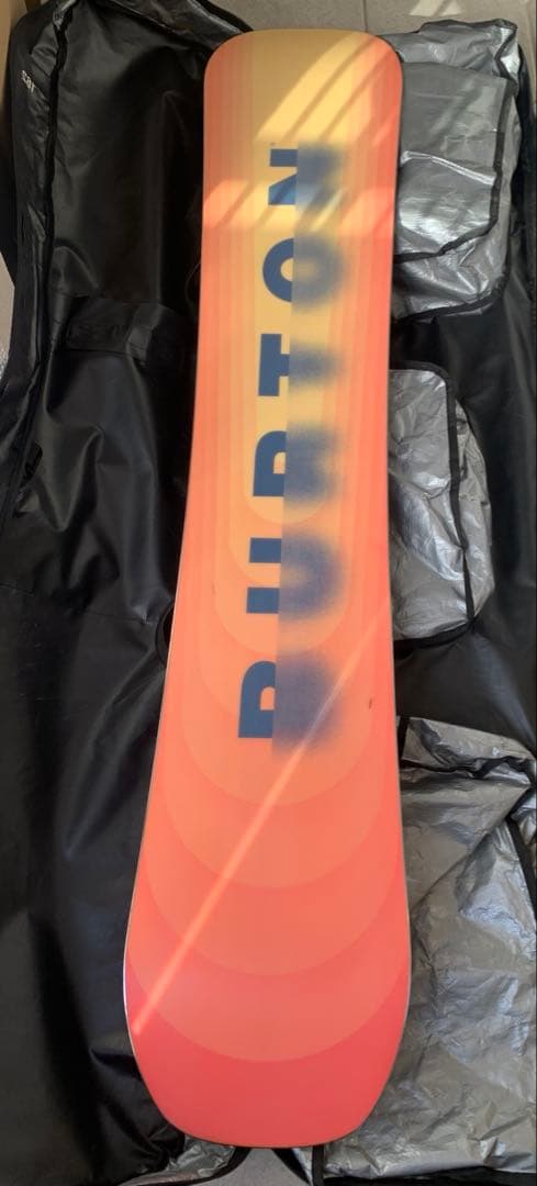 バートン カスタム キャンバー スノーボード ホワイト ステップオン