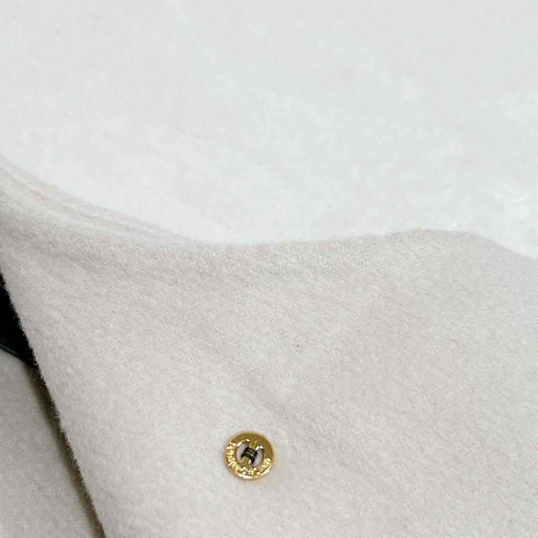 未使用✨　トゥモローランド プレミアム　ウール　リバー ノーカラーコート