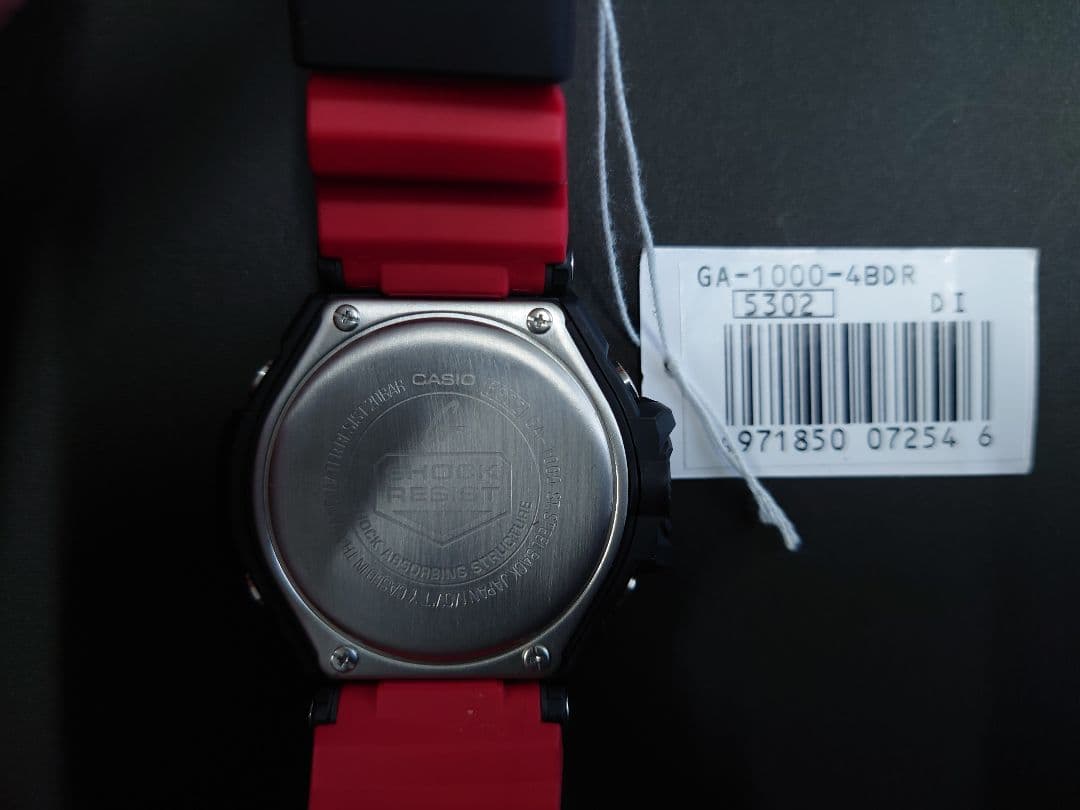 G-SHOCKGRAVITYMASTERスカイコックピット赤黒ラバー新品タグ付