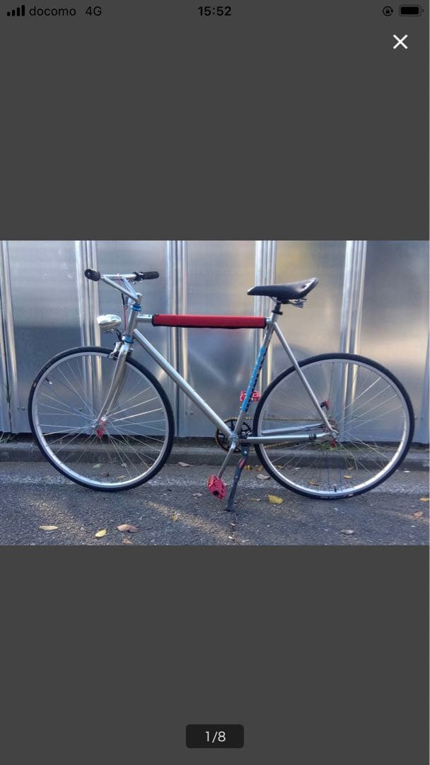 シルバー ピストバイク 700C