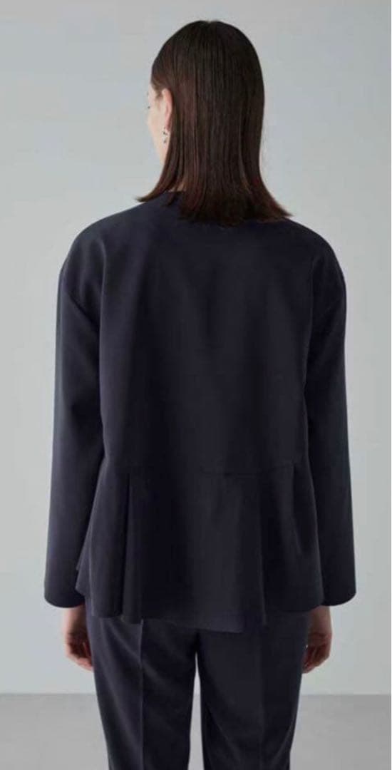 アドーア　ジョーゼット　裾フリル　ジャケット　ADOR