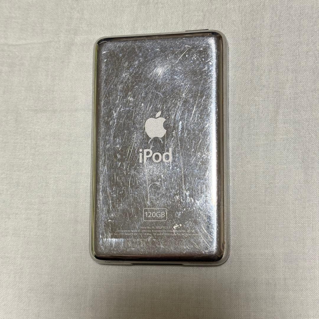 【動作OK】Apple iPod 120GB グレー