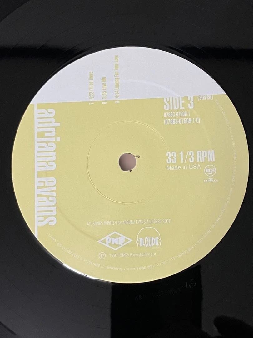 【USオリジナルLP】エイドリアナ エヴァンス / Adriana Evans