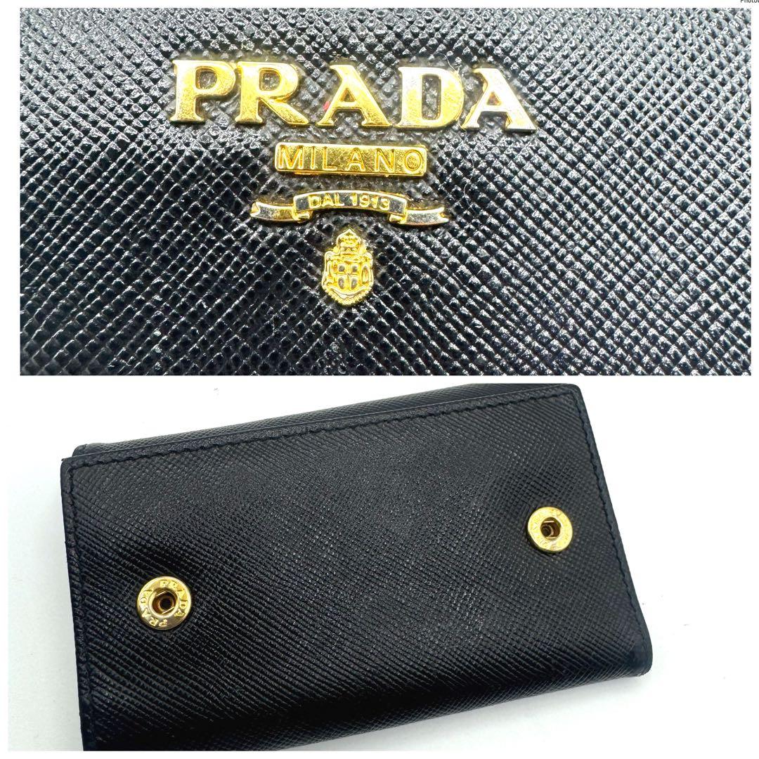 PRADA プラダ レザー キーケース 6連
