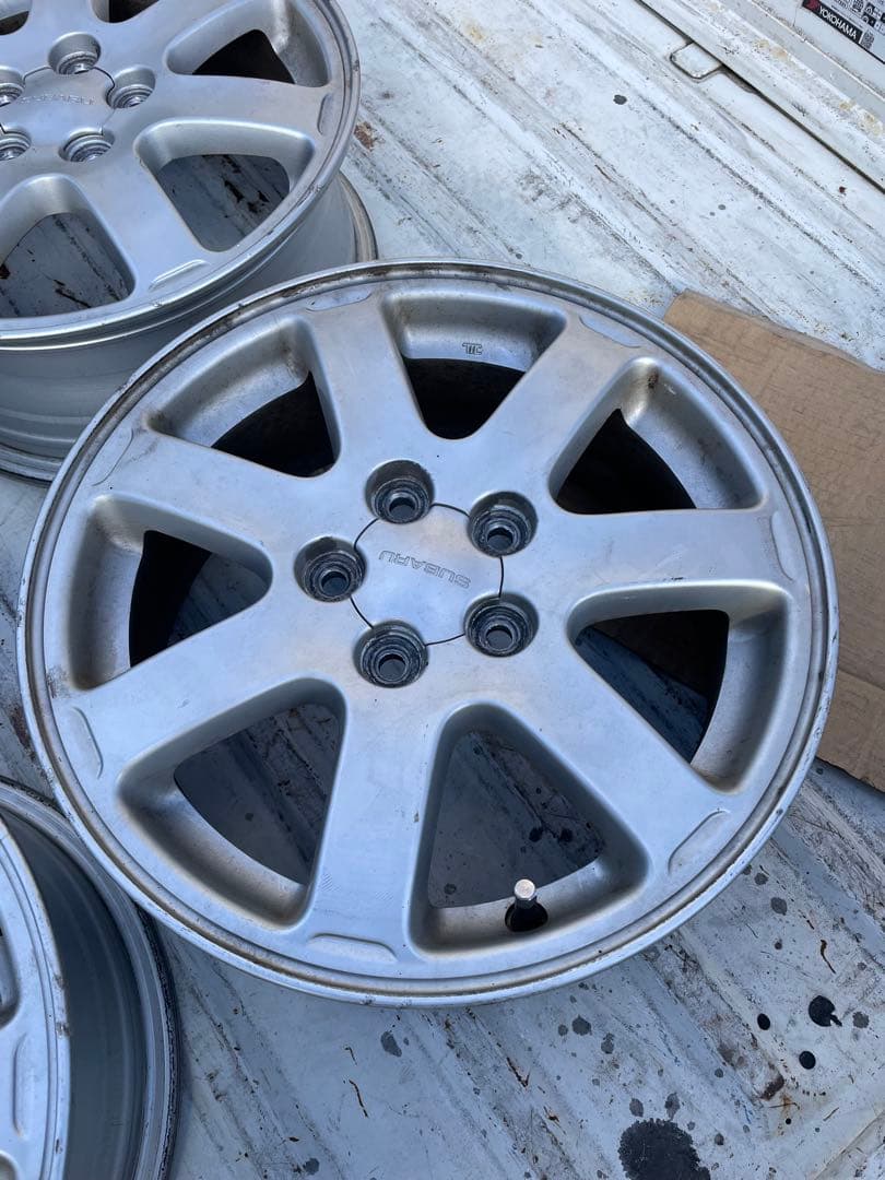 スバル純正 15インチ アルミ製 ホイール 4本セット