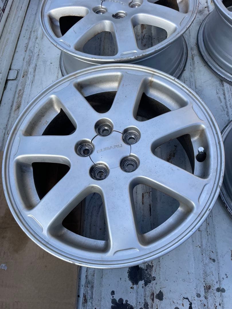 スバル純正 15インチ アルミ製 ホイール 4本セット