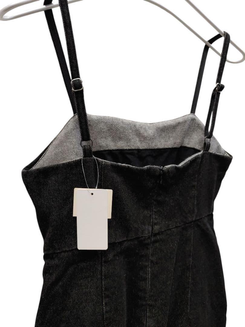 Whim Gazette THE PAUSE デニムビスチェサロペット