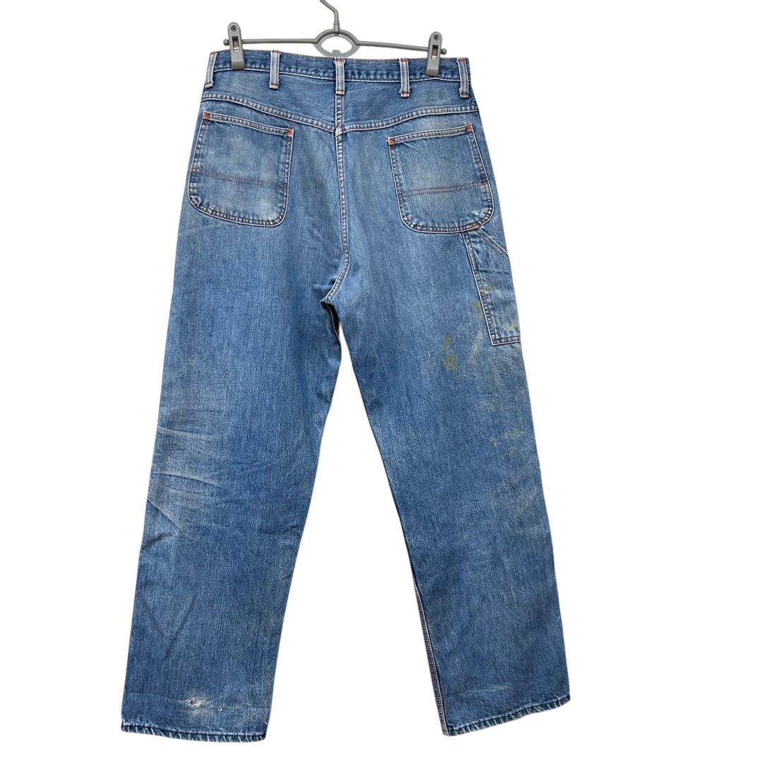 希少 70s BIG MAC 綿100% デニムペインターパンツ ヴィンテージ
