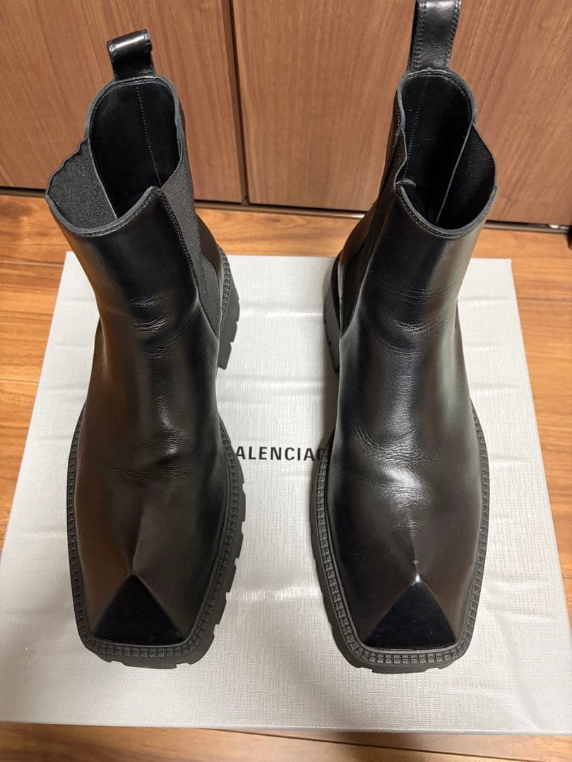 ssit　BALENCIAGA rhinoブラック サイドゴアブーツ
