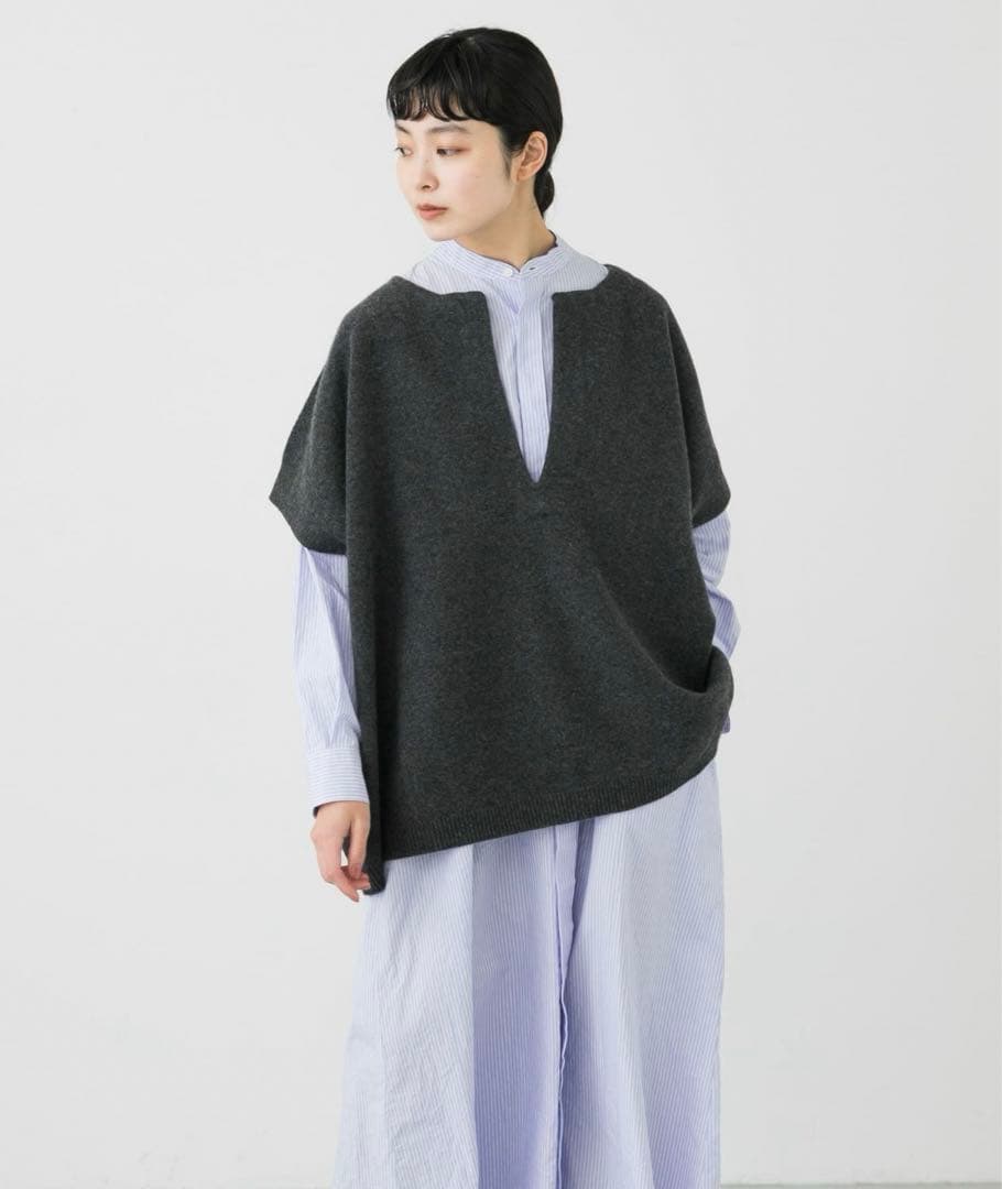 kagure かぐれ　ワイドニットベスト　ウール アーバンリサーチ　ドアーズ