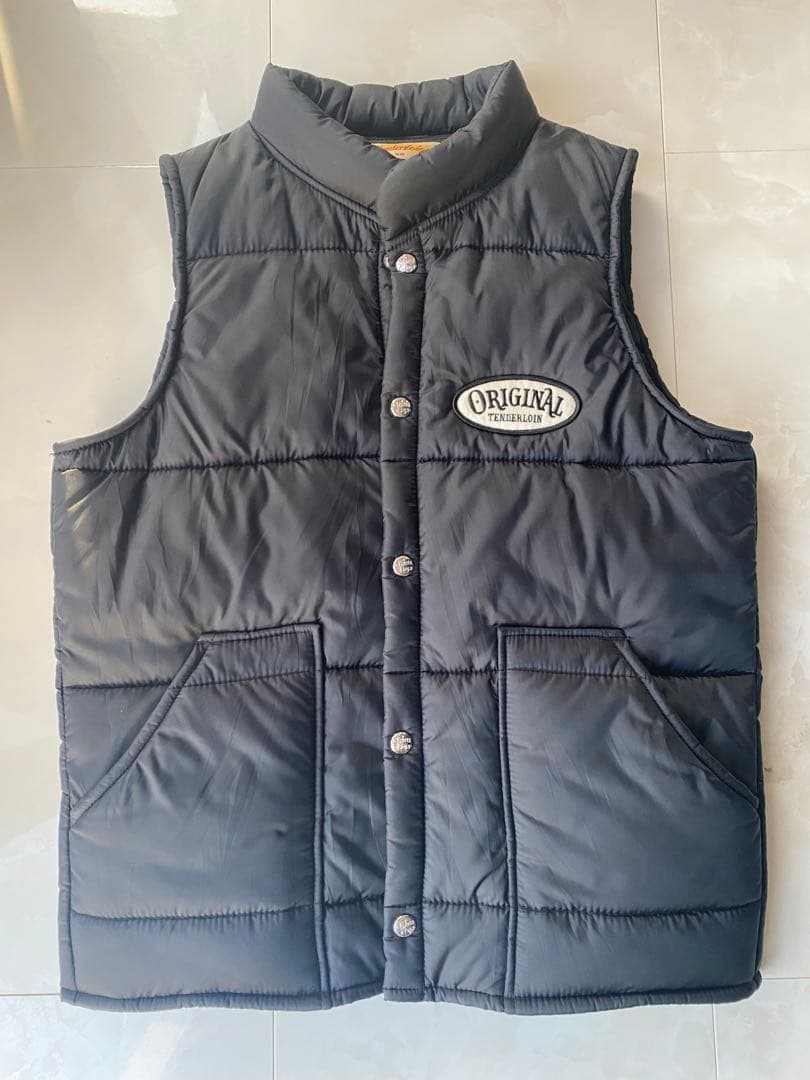 TENDERLOIN ダウンベスト38（S）ブラック