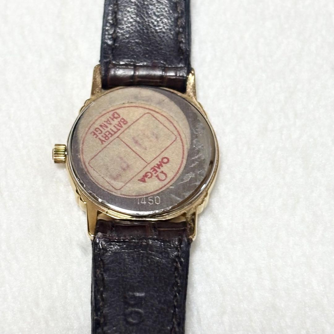 激レア オメガ 腕時計 デビル ゴールド 純正ベルト