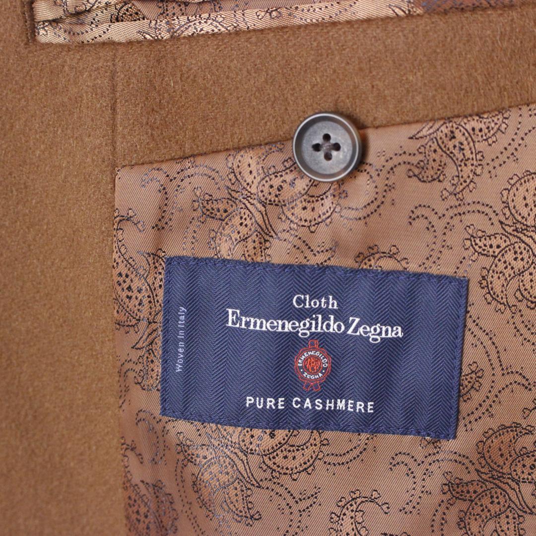 銀座グローバル ゼニア生地 カシミヤ100% チェスターコート Lサイズ