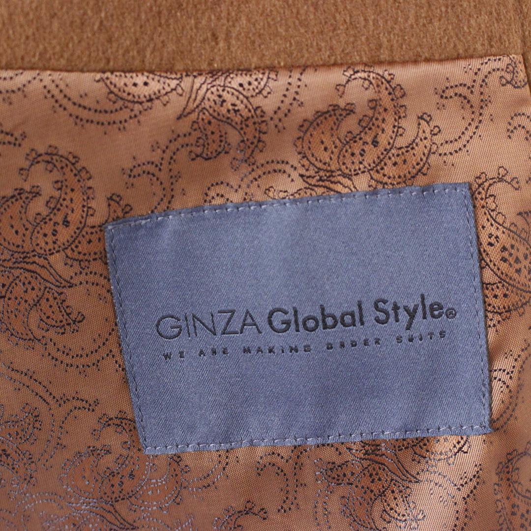 銀座グローバル ゼニア生地 カシミヤ100% チェスターコート Lサイズ