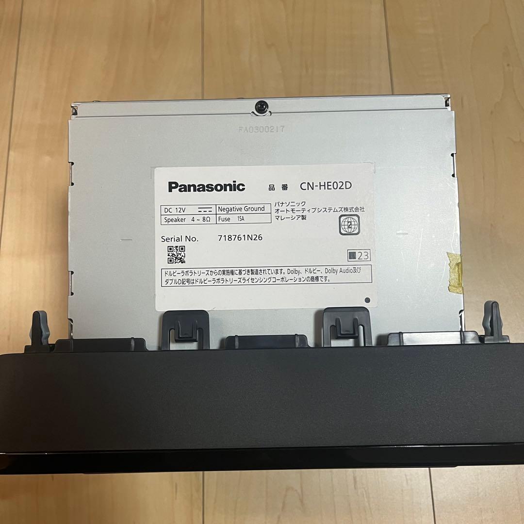 【美品】Panasonicカーナビ CN-HE02D（2022年製）