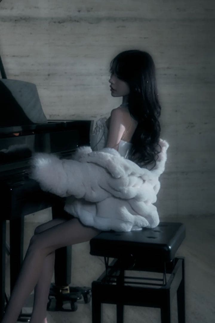 BELEARMIMI ベリアミミ ボリュームファーコート white