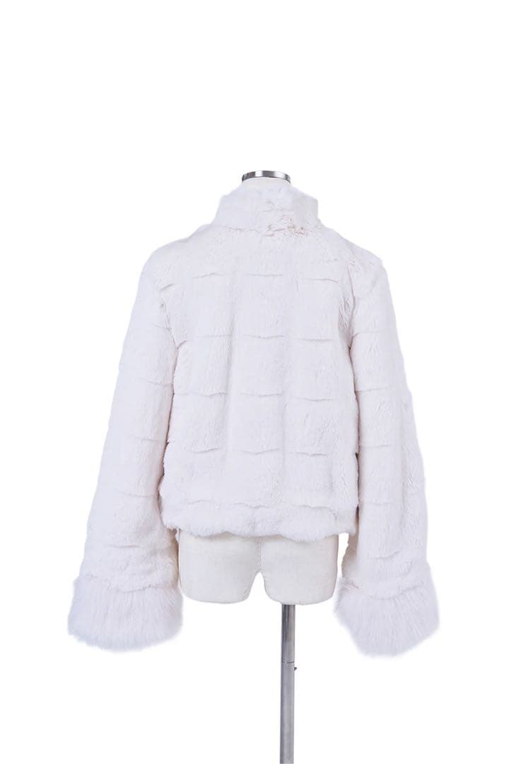 BELEARMIMI ベリアミミ ボリュームファーコート white