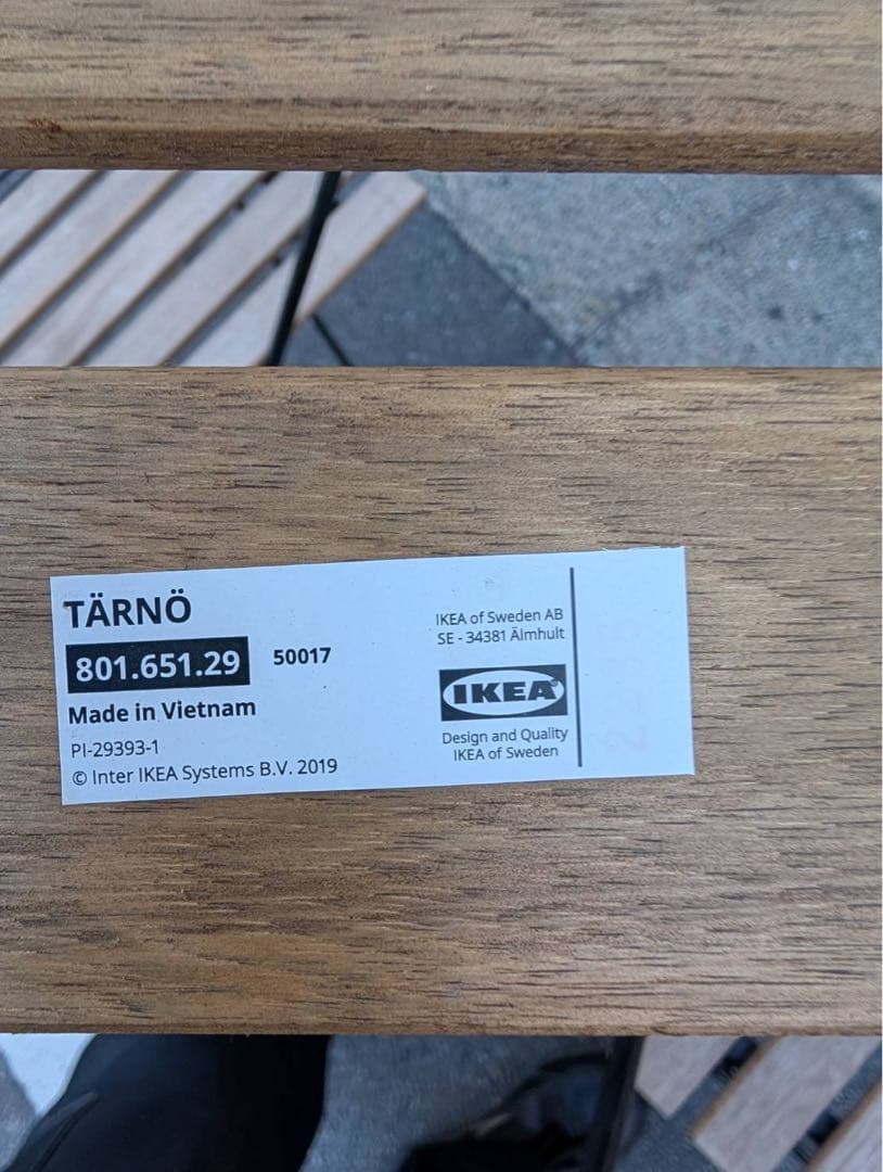 みみ　IKEA 屋外用テーブルセット　2セット