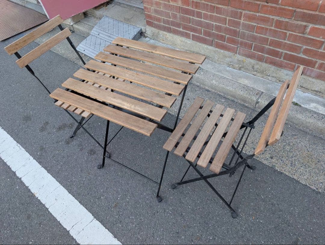 みみ　IKEA 屋外用テーブルセット　2セット