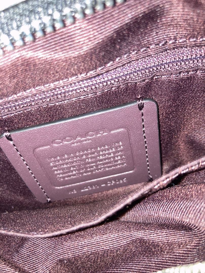 coach 黒　トートバッグ 合成皮革