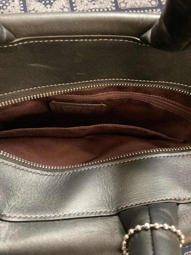coach 黒　トートバッグ 合成皮革