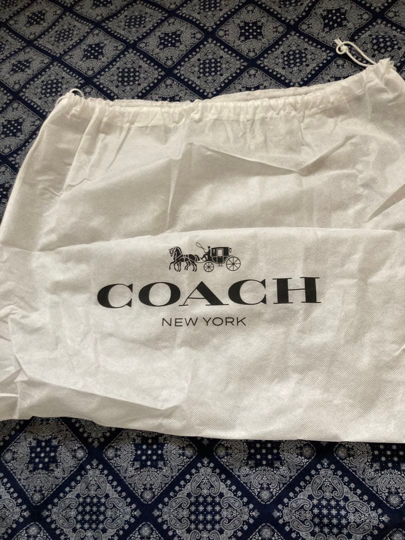 coach 黒　トートバッグ 合成皮革