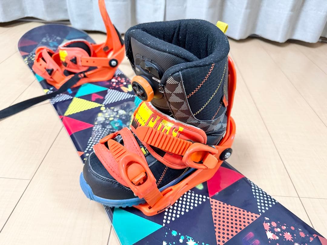 キッズ スノーボード 3点セット IGNIO kissmark 120cm