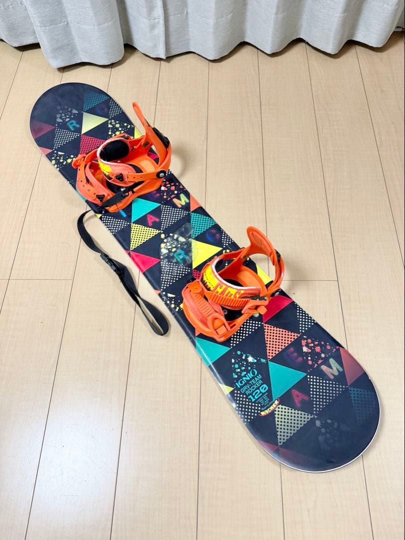 キッズ スノーボード 3点セット IGNIO kissmark 120cm