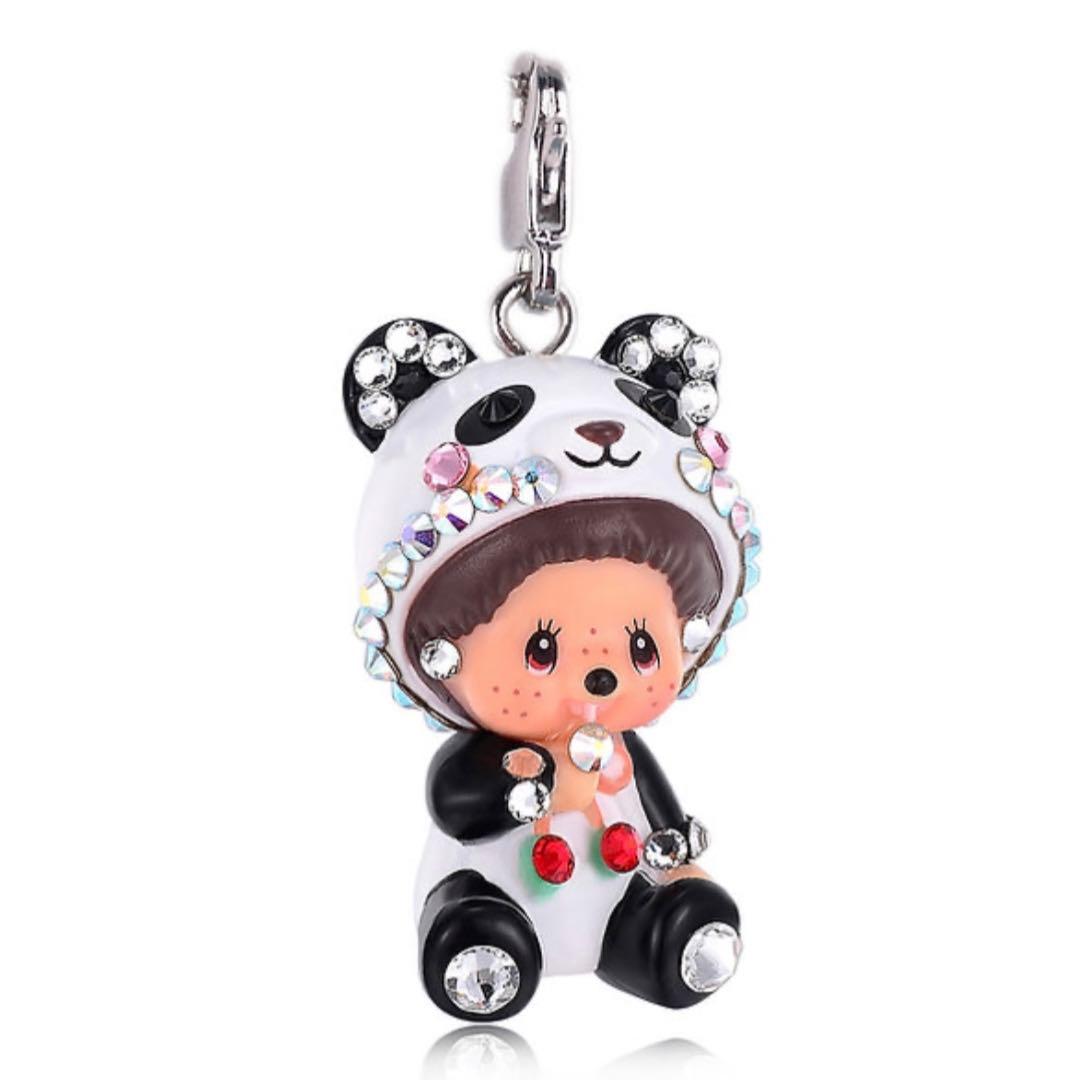 のんさん専用、スワロフスキー　パンダ　モンチッチ　ネックレス セット　海外限定