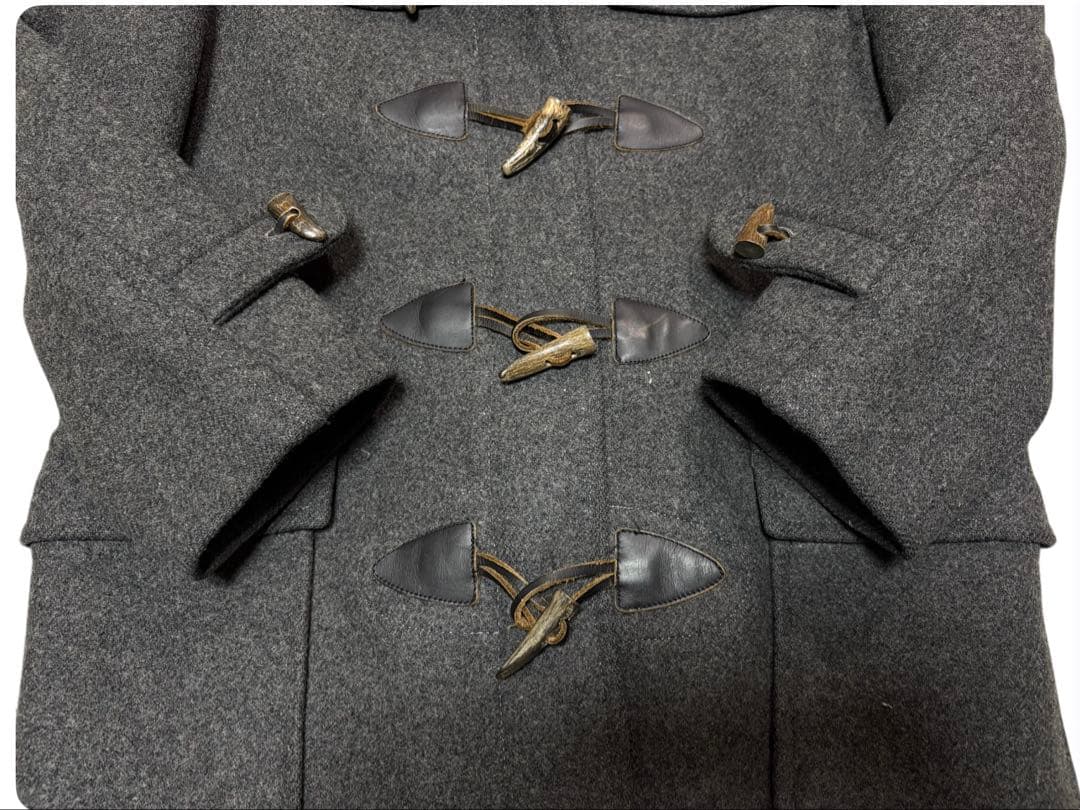 極美品 【ジェイプレス】 J.PRESS 定価7万 本格 ダッフルコート グレー