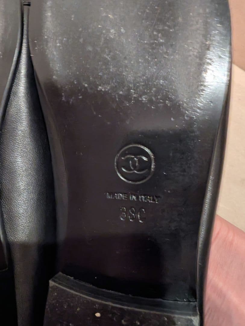 24cm　CHANEL　バレーシューズ