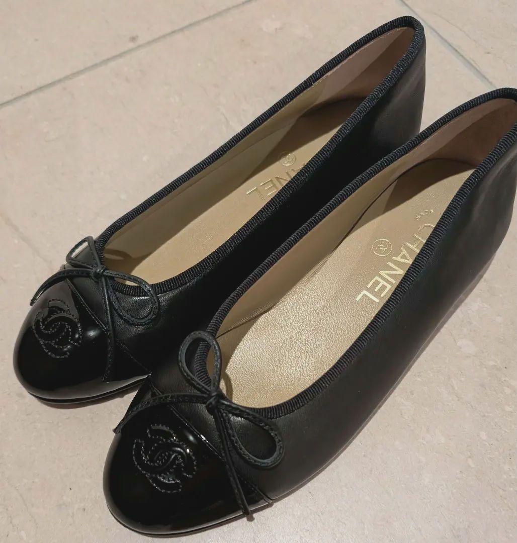 24cm　CHANEL　バレーシューズ
