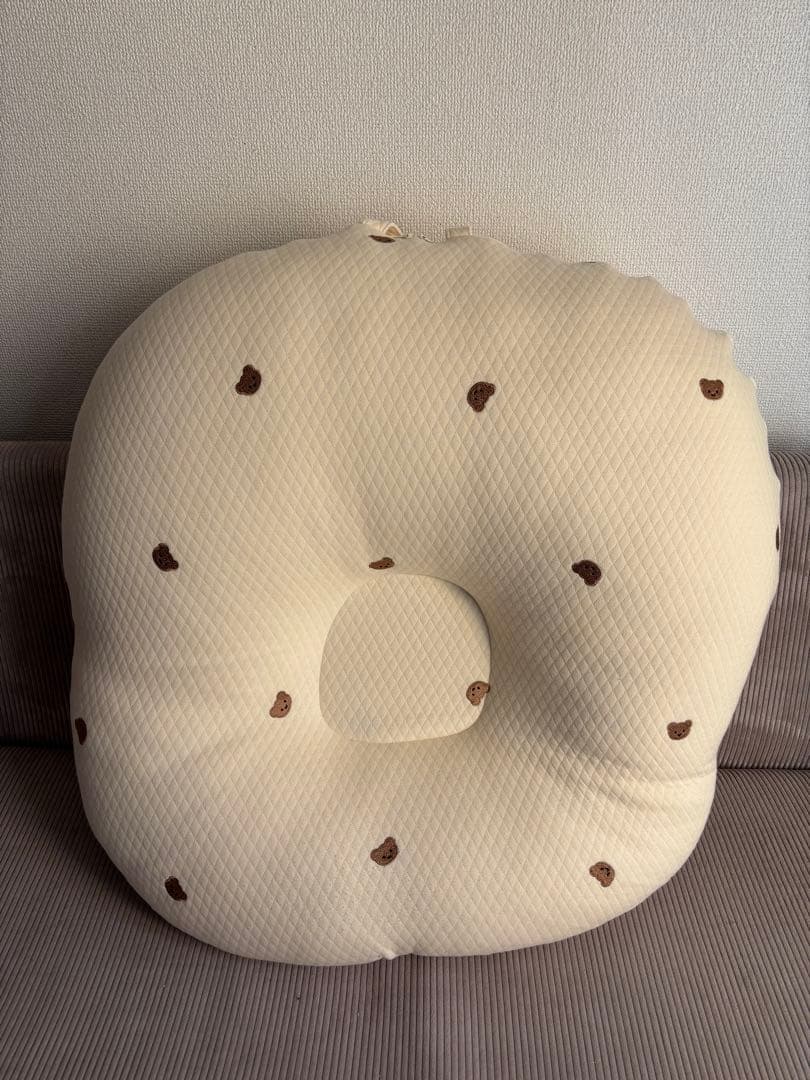 ロトトクッション ROTOTO bebe 吐き戻し防止 テディベア柄