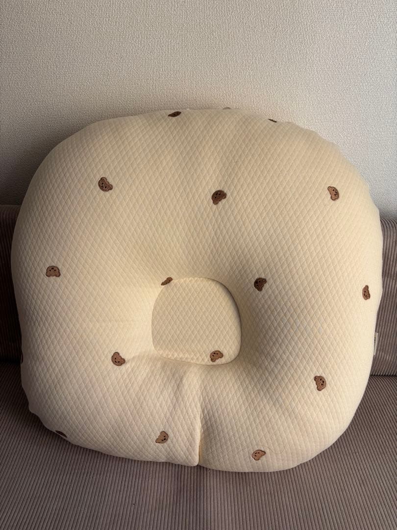 ロトトクッション ROTOTO bebe 吐き戻し防止 テディベア柄