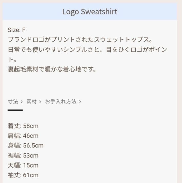 新品未試着☆Alexia Stam ロゴ入りスウェットトレーナー