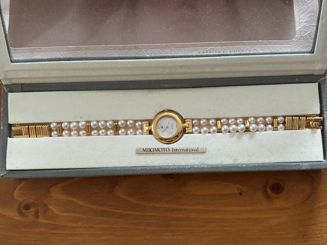 MIKIMOTO ミキモトレディース腕時計　パール　JALオリジナル限定