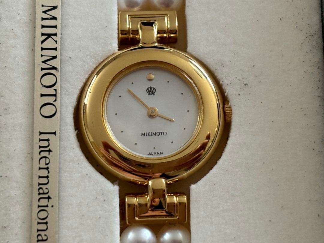 MIKIMOTO ミキモトレディース腕時計　パール　JALオリジナル限定