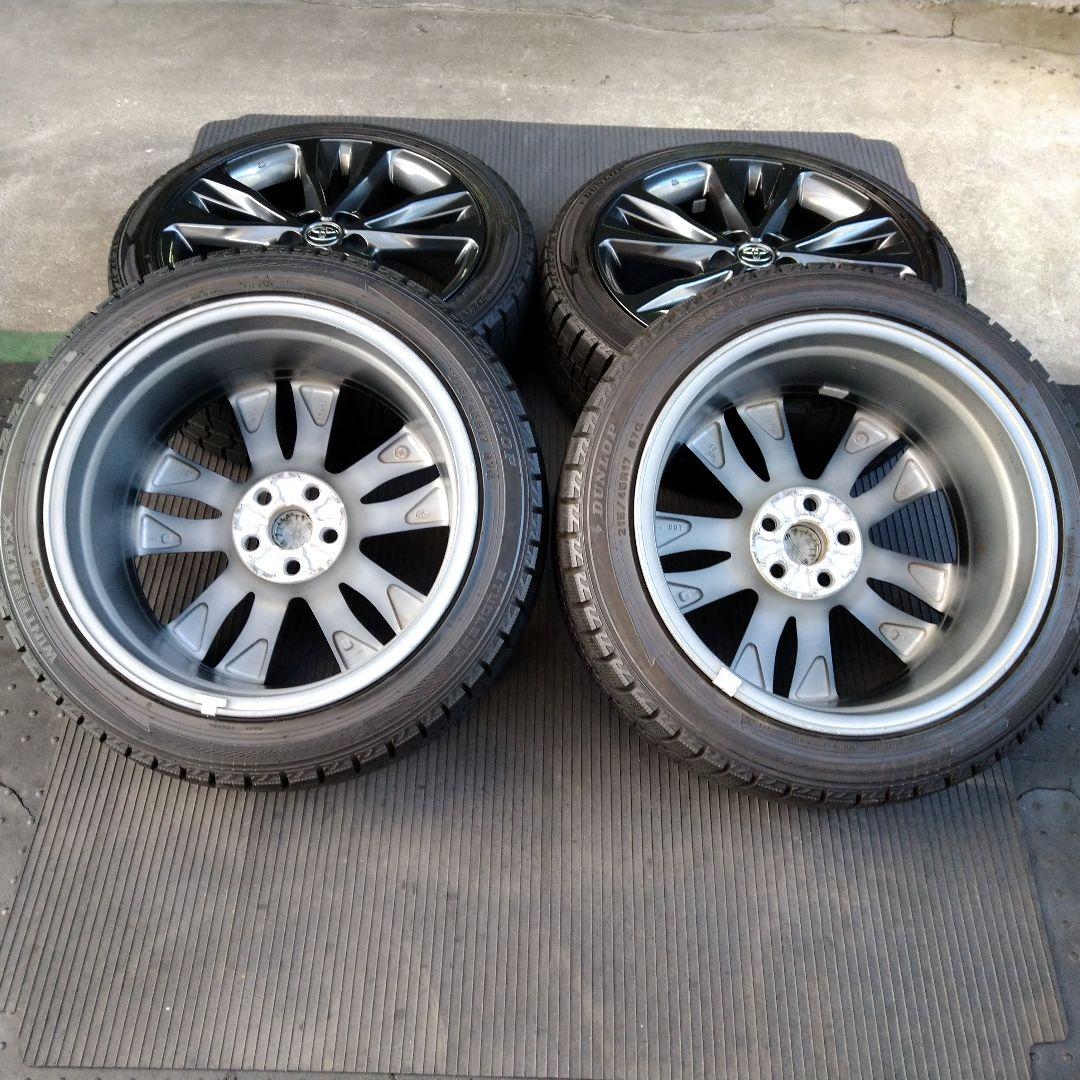 ★カローラツーリング アルミホイール 215/45R17ダンロップWM02 4本
