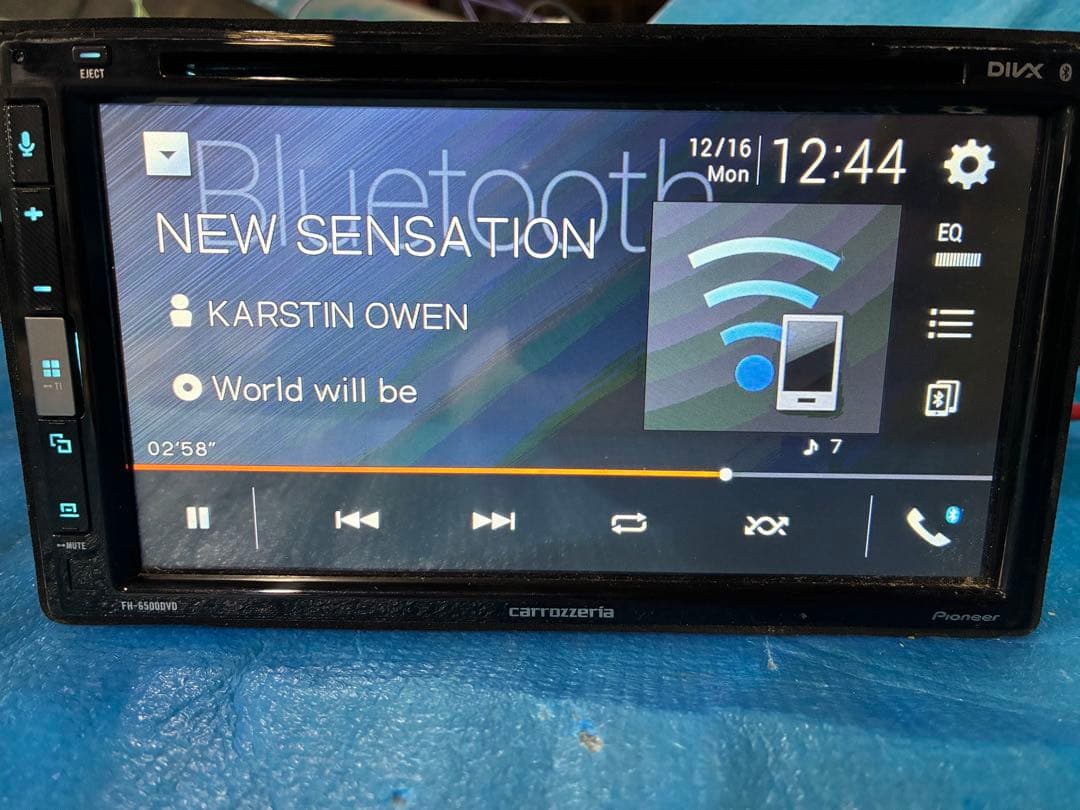 Pioneer FH-6500DVD カロッツェリア 2DINメインユニット