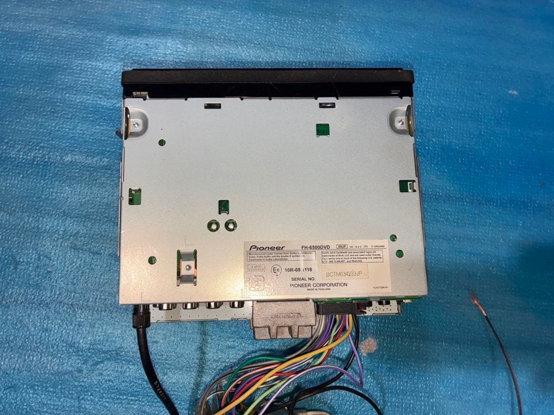 Pioneer FH-6500DVD カロッツェリア 2DINメインユニット