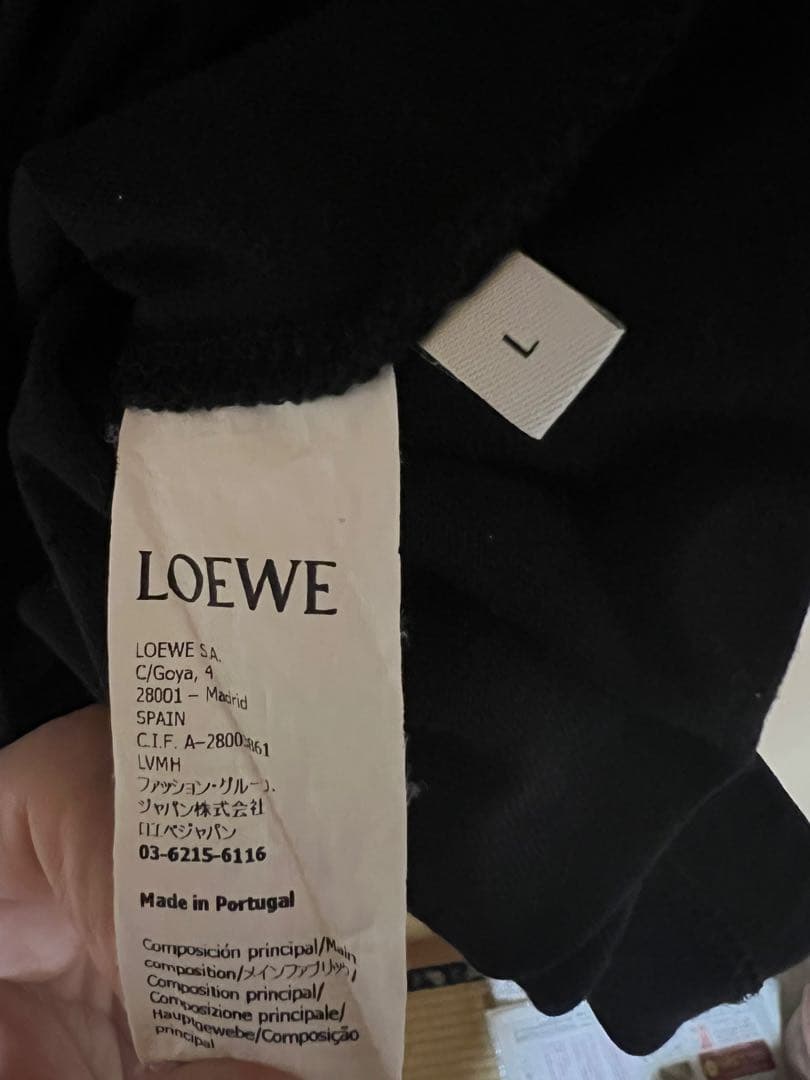 冬価格 LOEWE アナグラム Tシャツ Lサイズ ロエベ