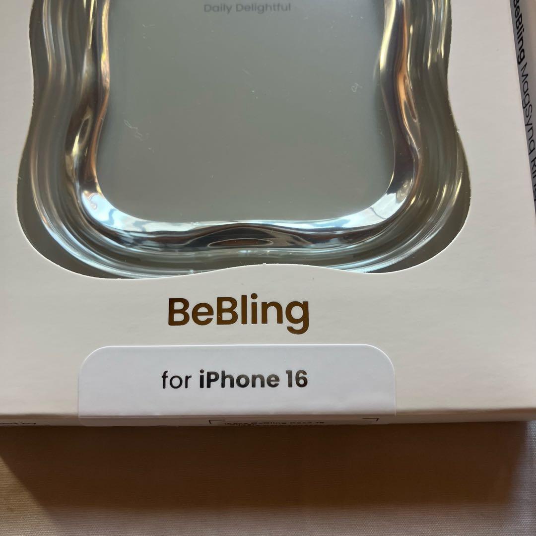 シルバーiPhone16・リングセットiface BeBling